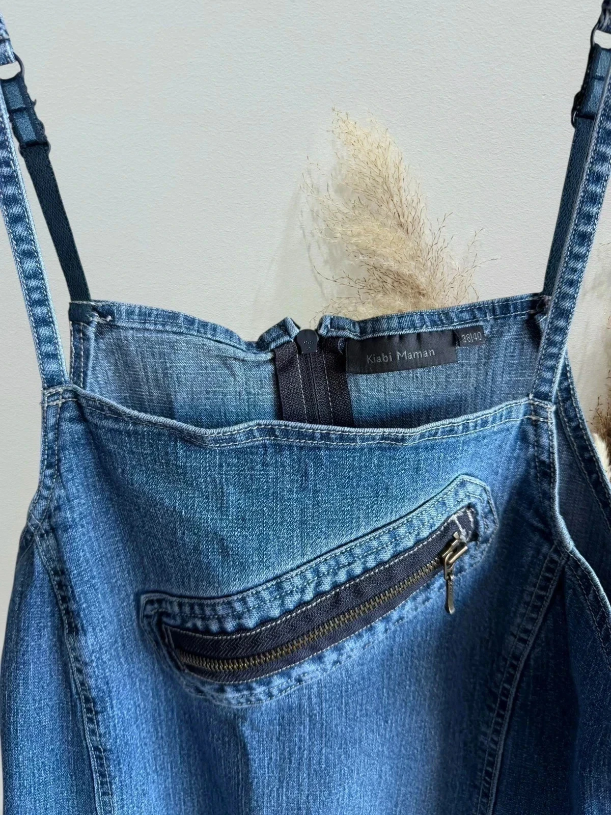 Pregnancy denim dress size 38/40 Kiabi – photo 4